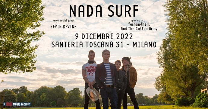 Nada Surf: annunciati gli special guest della data milanese 